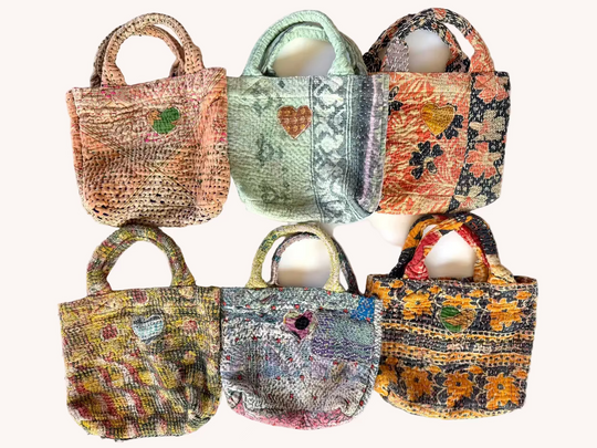 MINI KANTHA TOTE