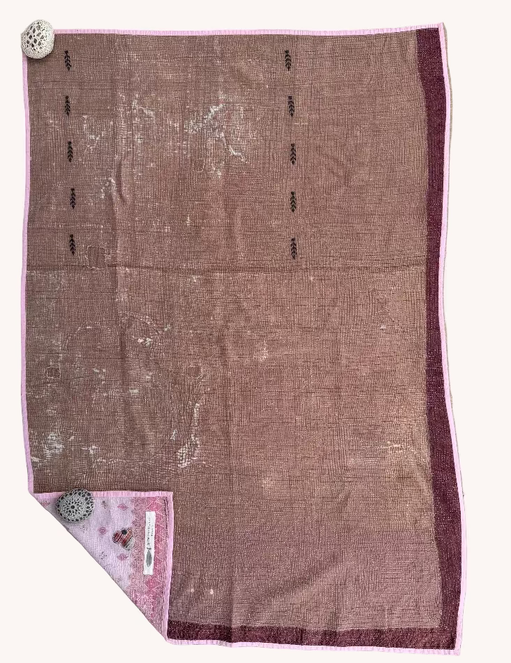 PORTABLE KANTHA QUILT