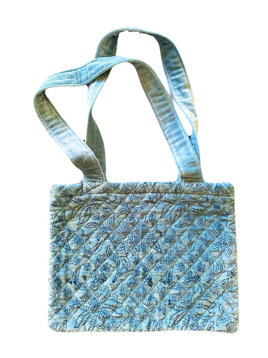 Blue Velvet Tote Bags