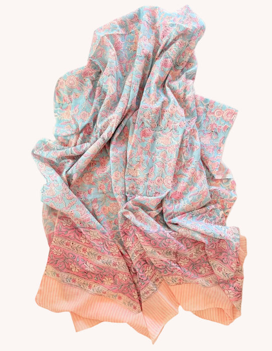 BLOCK PRINT SARONG - JAIPUR MARKET COLLECTION