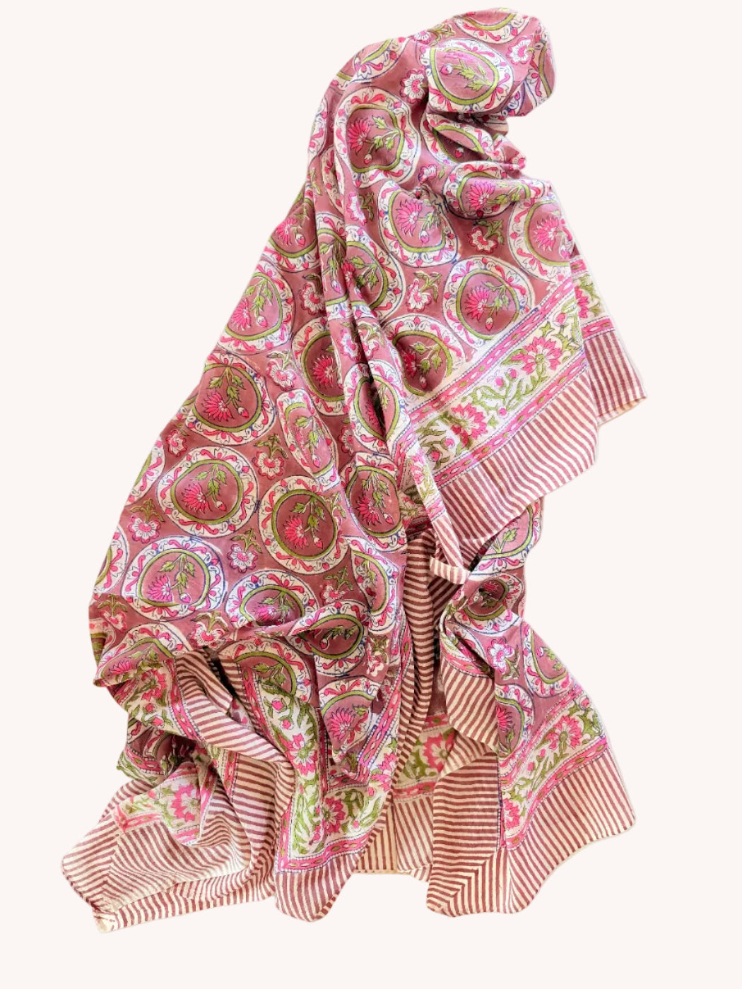BLOCK PRINT SARONG - JAIPUR MARKET COLLECTION