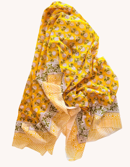 BLOCK PRINT SARONG - JAIPUR MARKET COLLECTION