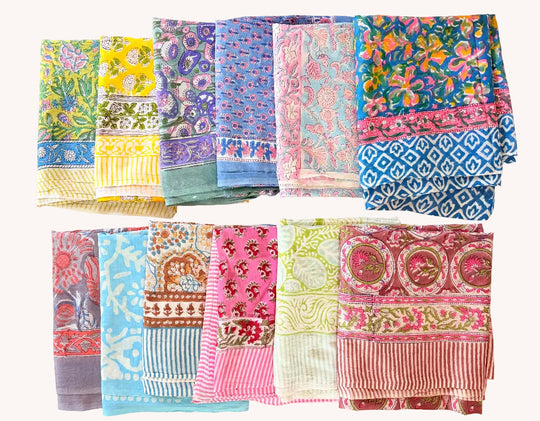 BLOCK PRINT SARONG - JAIPUR MARKET COLLECTION