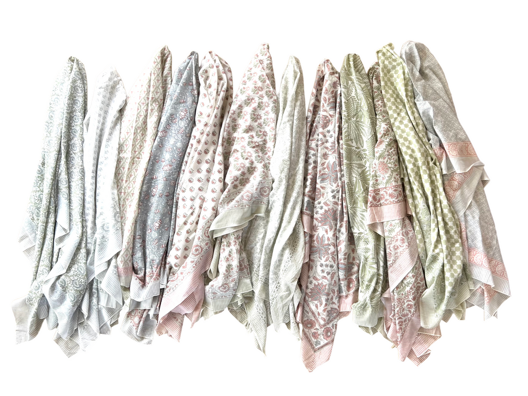 BLOCK PRINT BANDANA - MAUKA PALES COLLECTION