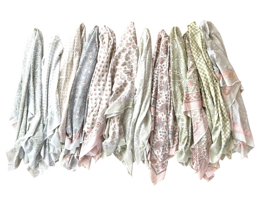 BLOCK PRINT BANDANA - MAUKA PALES COLLECTION