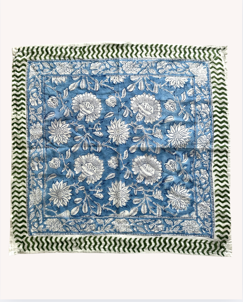 BLOCK PRINT BANDANA -  CANDY  COLLECTION