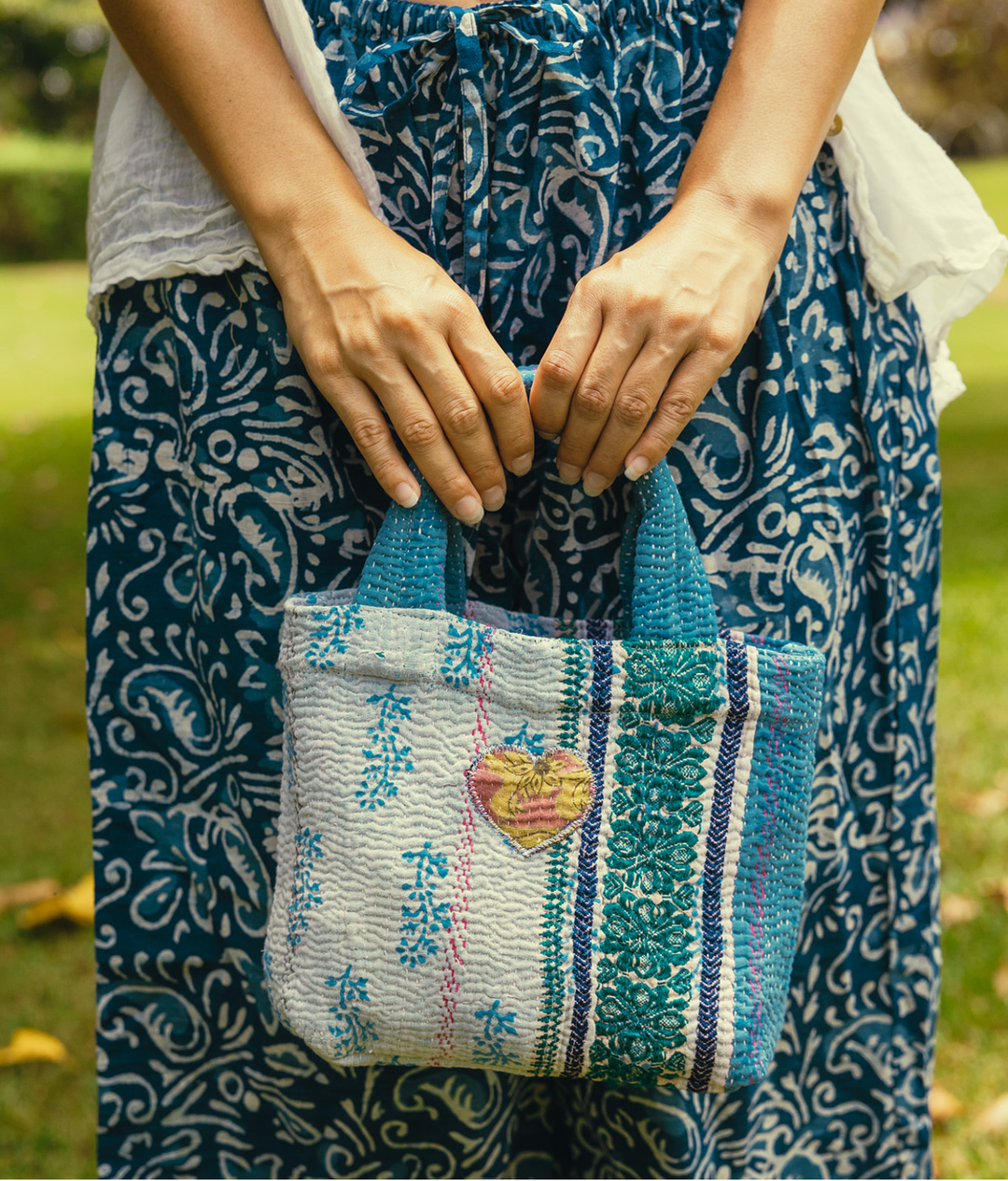 MINI KANTHA TOTE