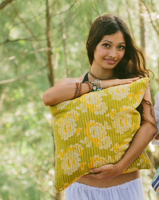 KANTHA DECORATOR PILLOW