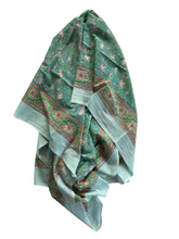 Load image into Gallery viewer, aquaholic- block printed sarong
