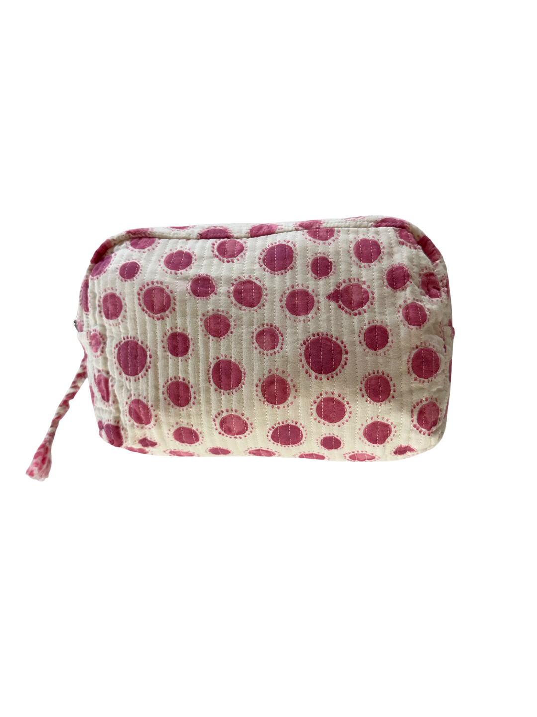 Pink Polka Dot - travel pouch