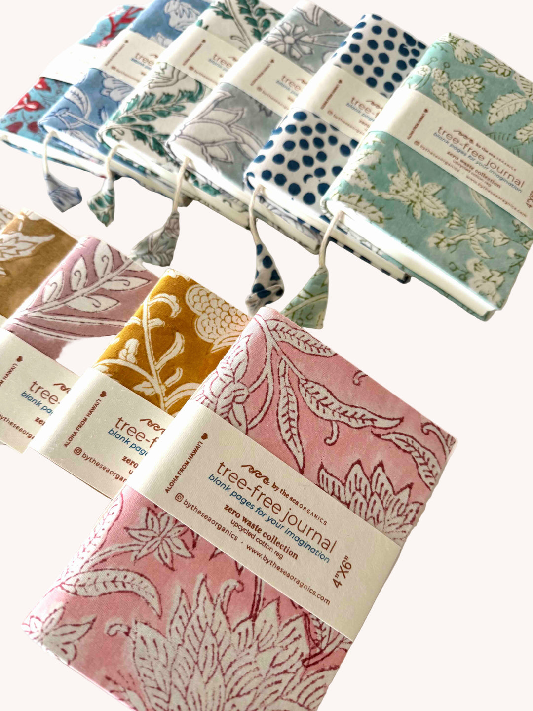 COTTON JOURNAL RAINBOW COLLECTION - 4" x 6"