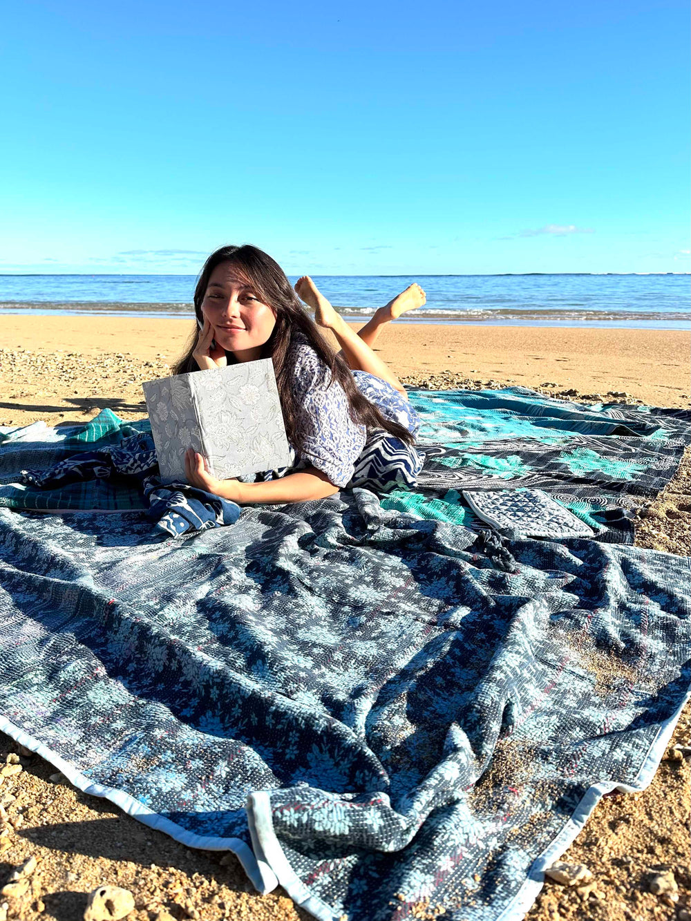 PORTABLE KANTHA QUILT