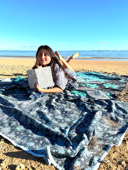 PORTABLE KANTHA QUILT