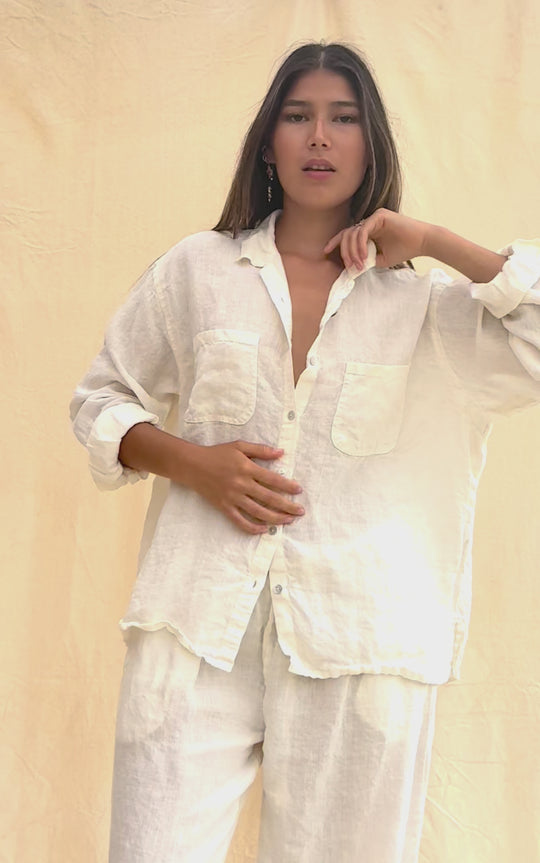 LINEN BEACH SHIRT