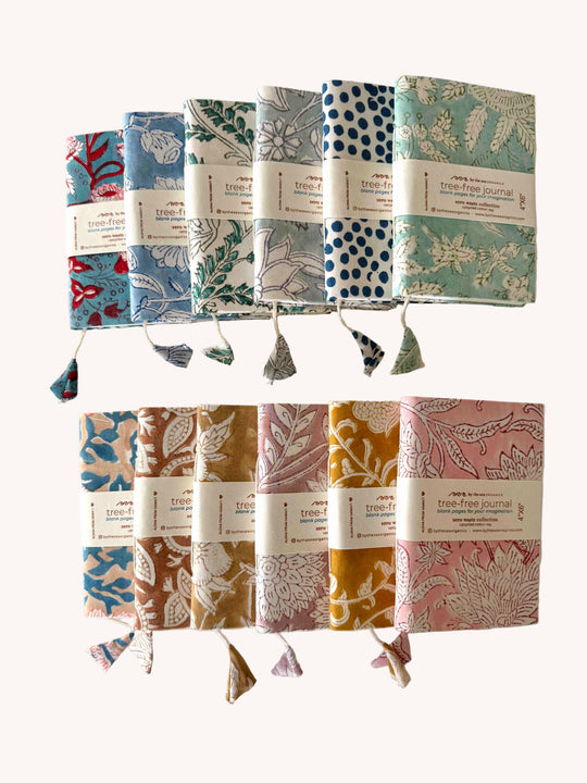 COTTON JOURNAL RAINBOW COLLECTION - 4" x 6"