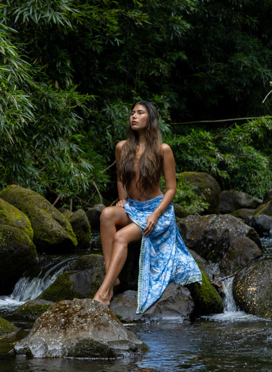 BLOCK PRINT SARONG - CANDY COLLECTION