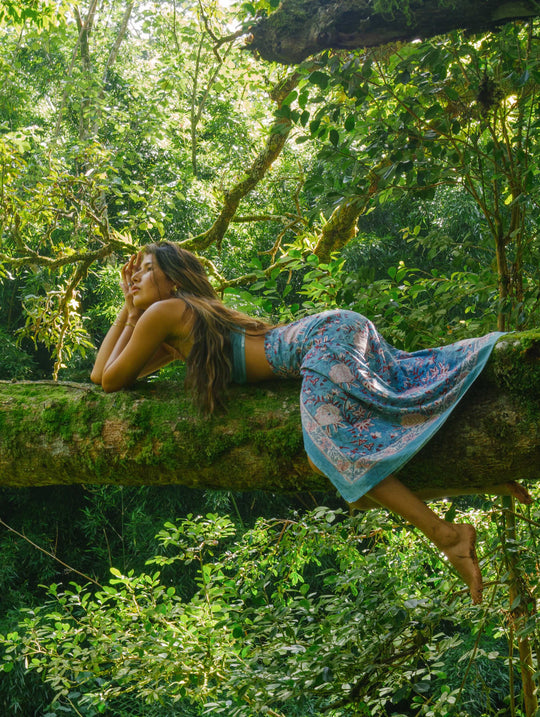 BLOCK PRINT SARONG - CANDY COLLECTION