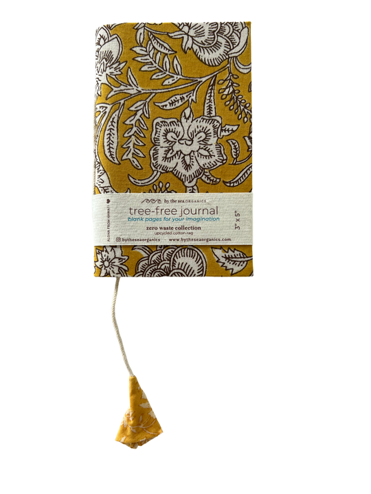 Gold Floral - Mini Tree Free journal