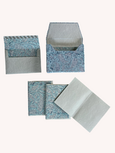 Load image into Gallery viewer, Keepsake Boxed Card Set - Blue Paisley

