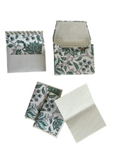 Load image into Gallery viewer, Keepsake Boxed Card Set - Aqua Floral

