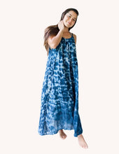 Load image into Gallery viewer, indigo hand dye - maxi dress
